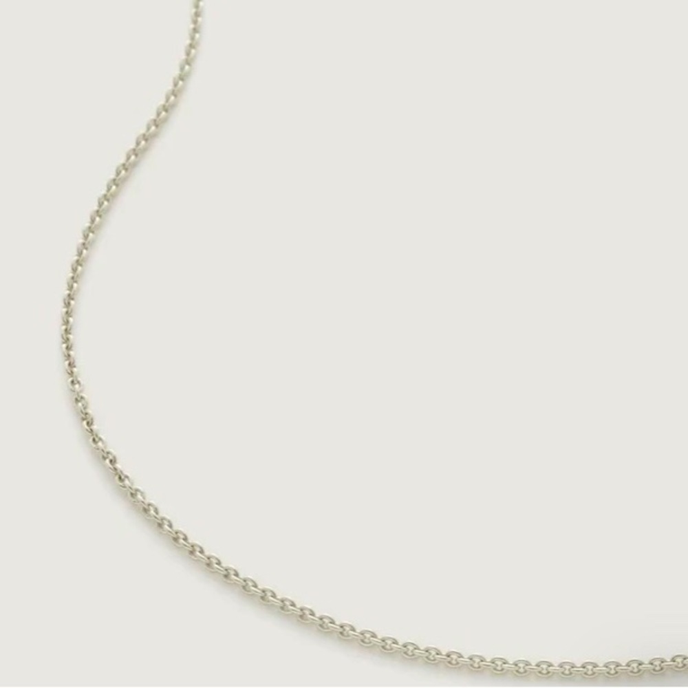 CUBAN FLAT LINK SILVER CHAIN‼️